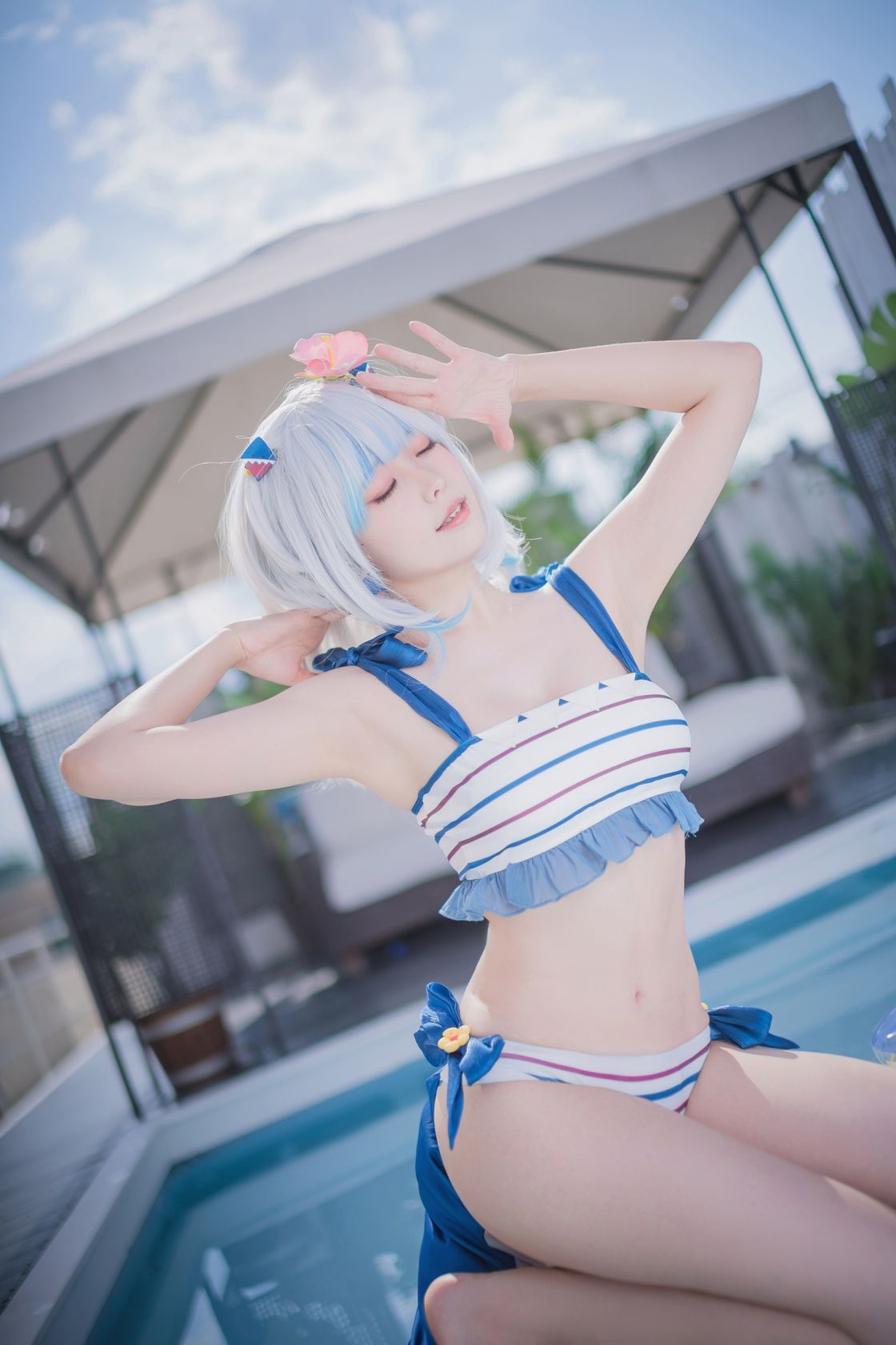 A- Gawr Gura Swimsuit 5