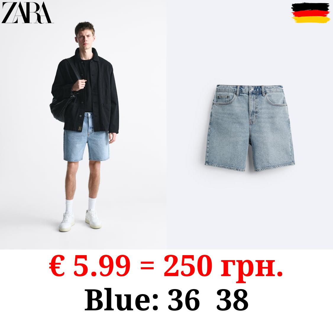 BASIC DENIM BERMUDA SHORTS