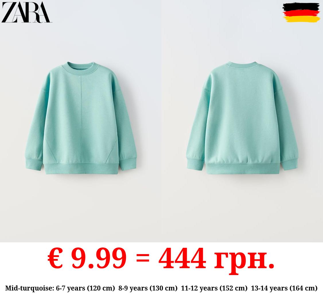 BASIC PLUSH SWEATSHIRT