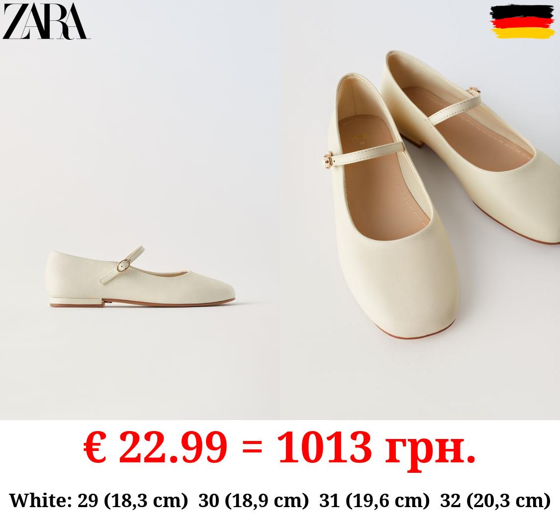 LEATHER BALLET FLATS