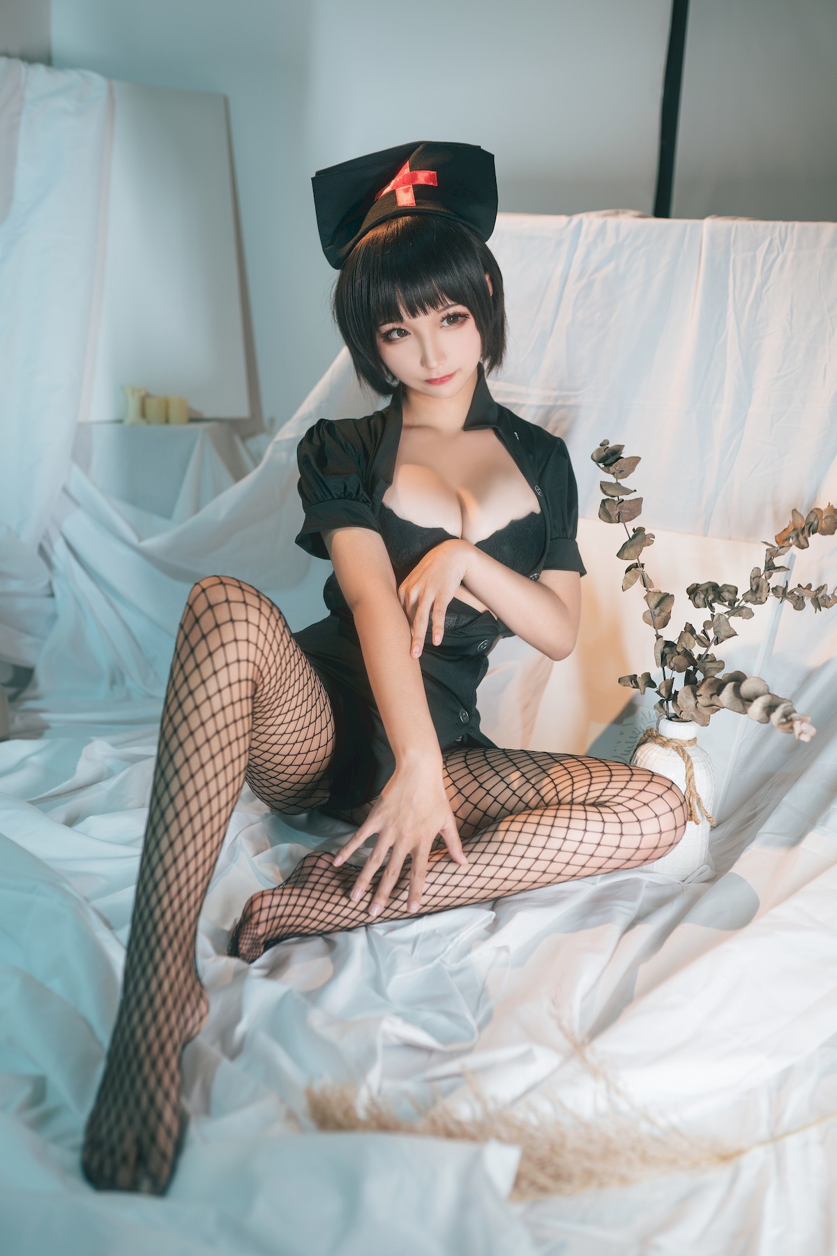 Cosplay 蠢沫沫 Chunmomo 护士 Dark Nurse 25