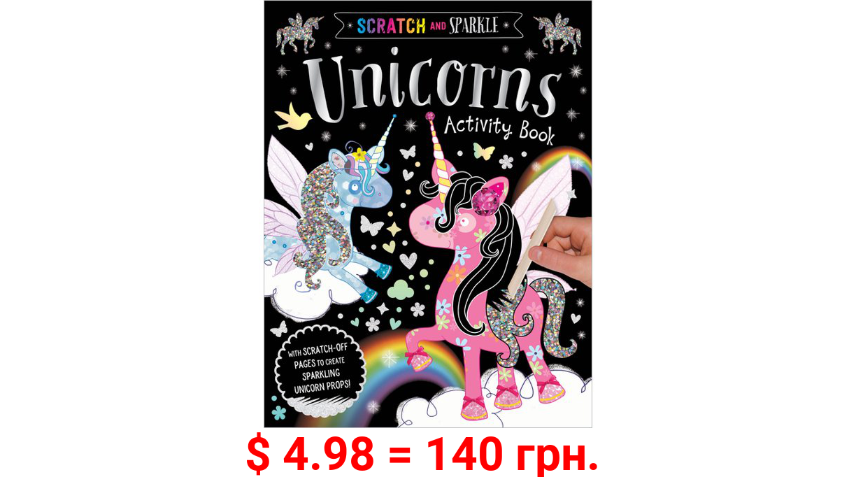 Scratch and Sparkle Unicorns Activity Book (Paperback)