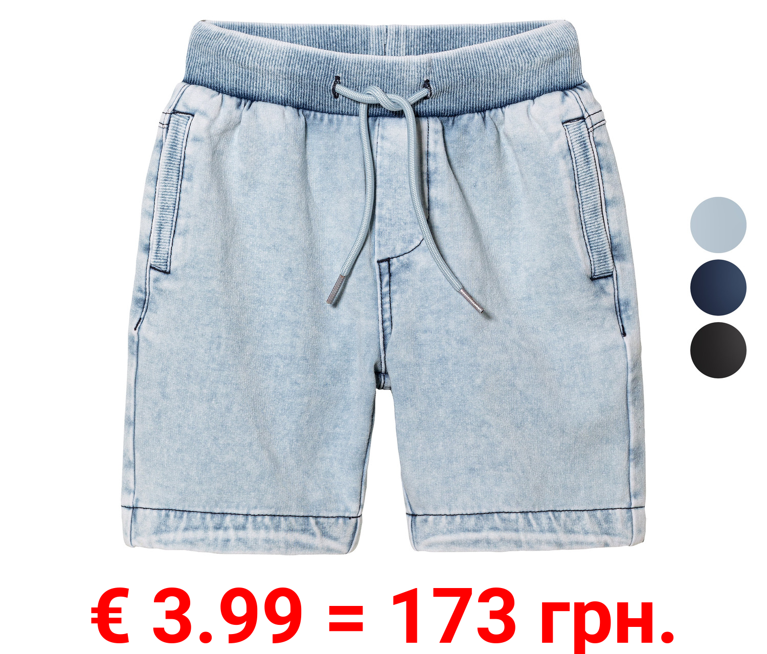 lupilu® Kleinkinder Sweatshorts mit Gummizugbund
