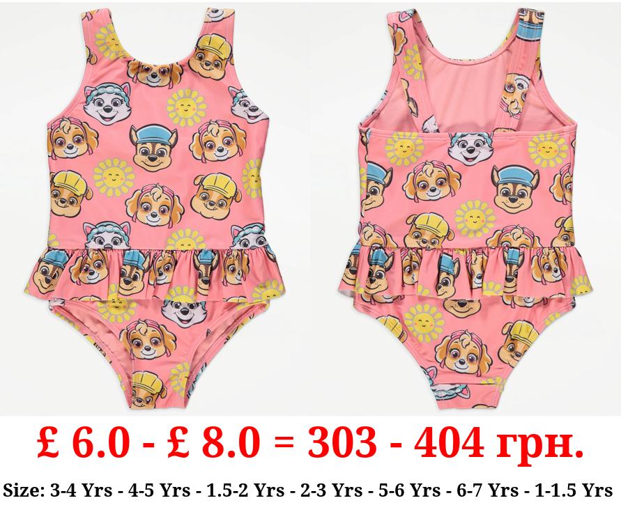 PAW Patrol Pink Character Swimsuit