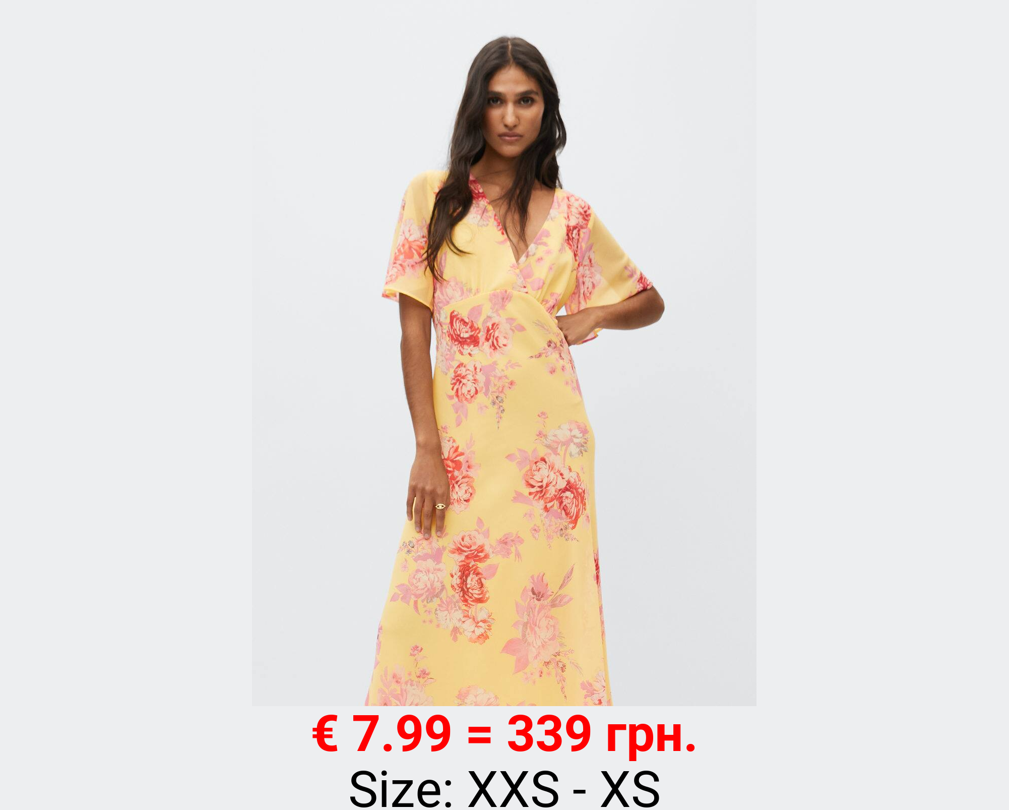 Vestido estampado flores