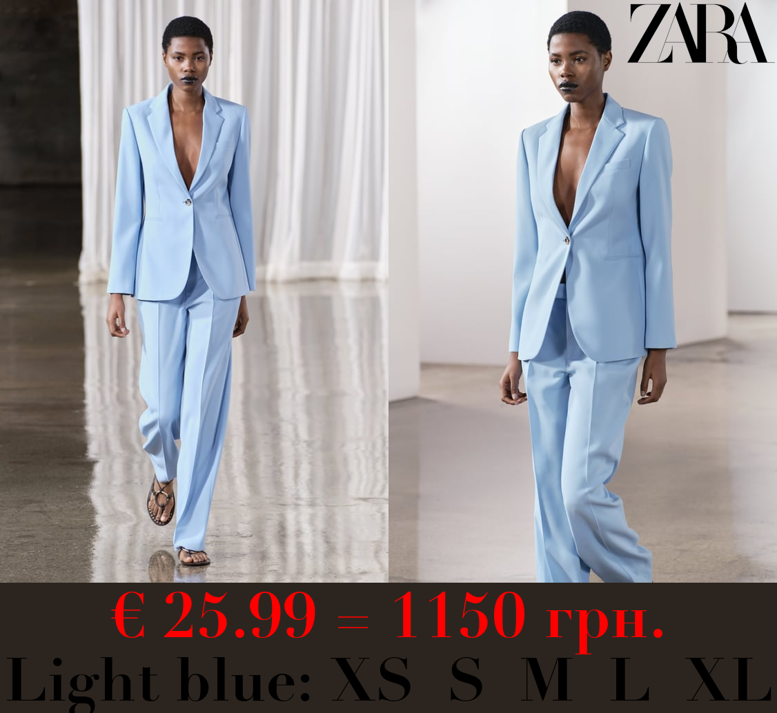 ZW COLLECTION STRAIGHT-LEG FLOWING TROUSERS