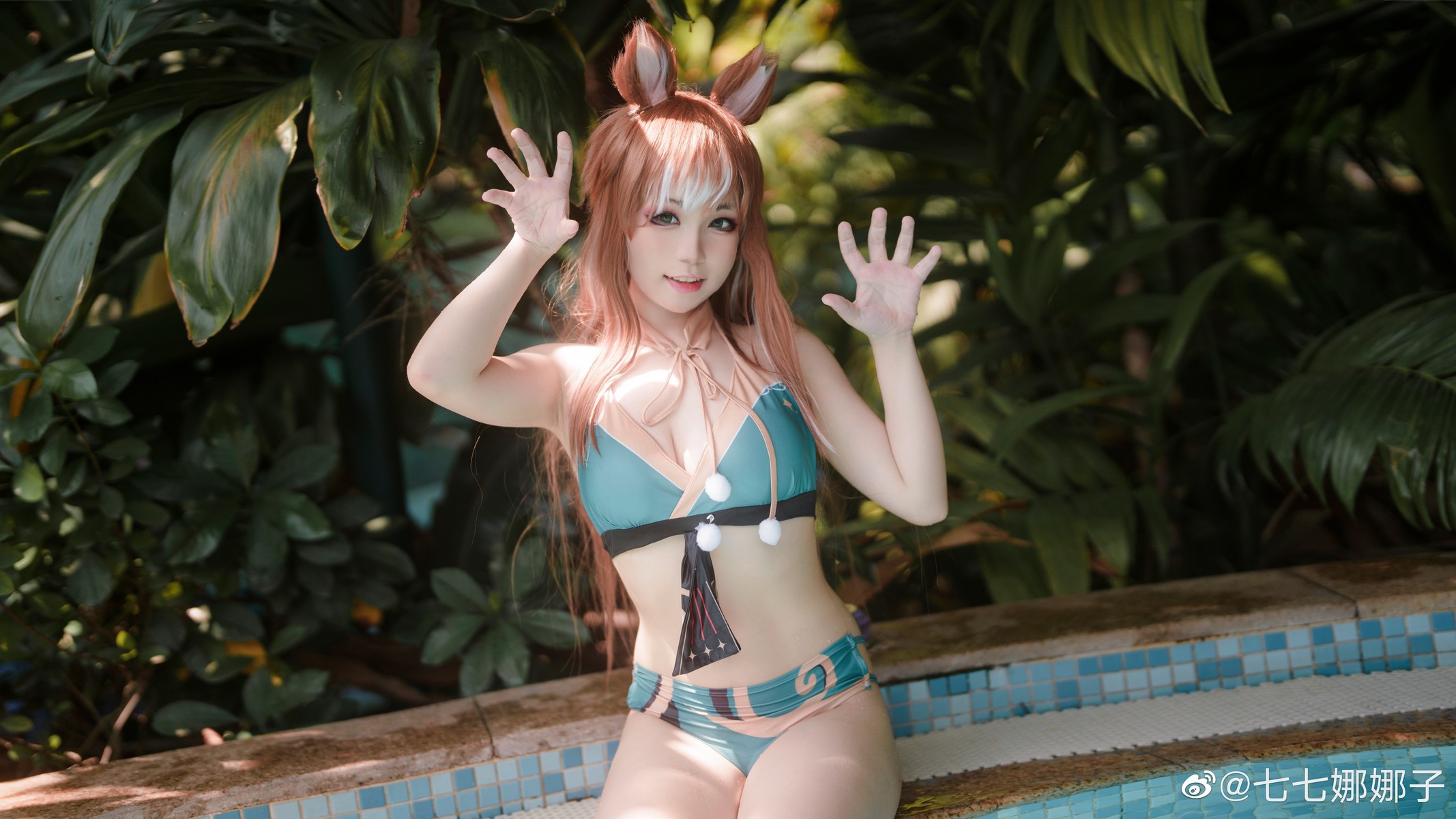 七七娜娜子 Cosplay 希娜吧 ​​​Swimsuit Ver 13