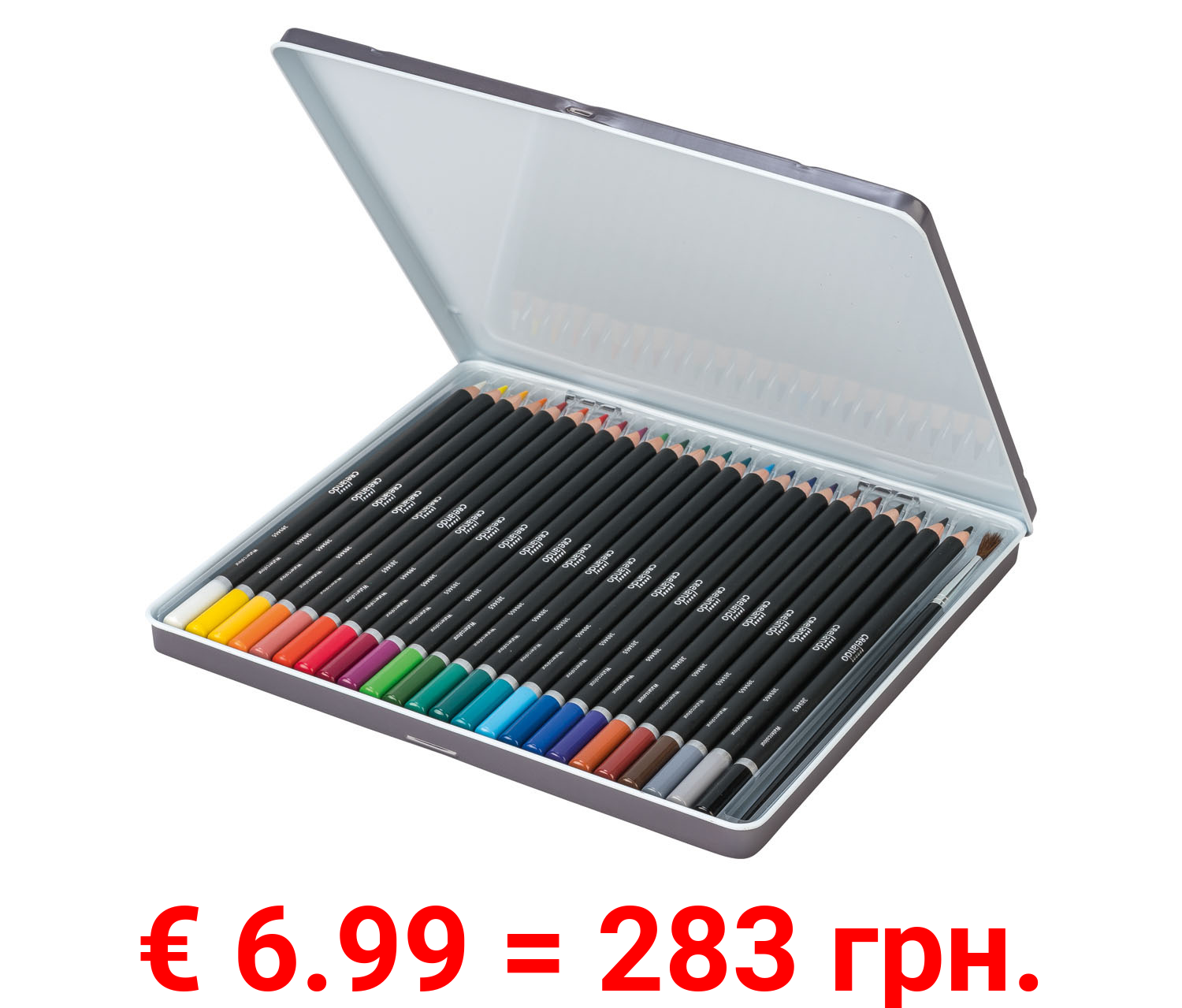 crelando® Aquarell-Buntstifte, 25-teilig