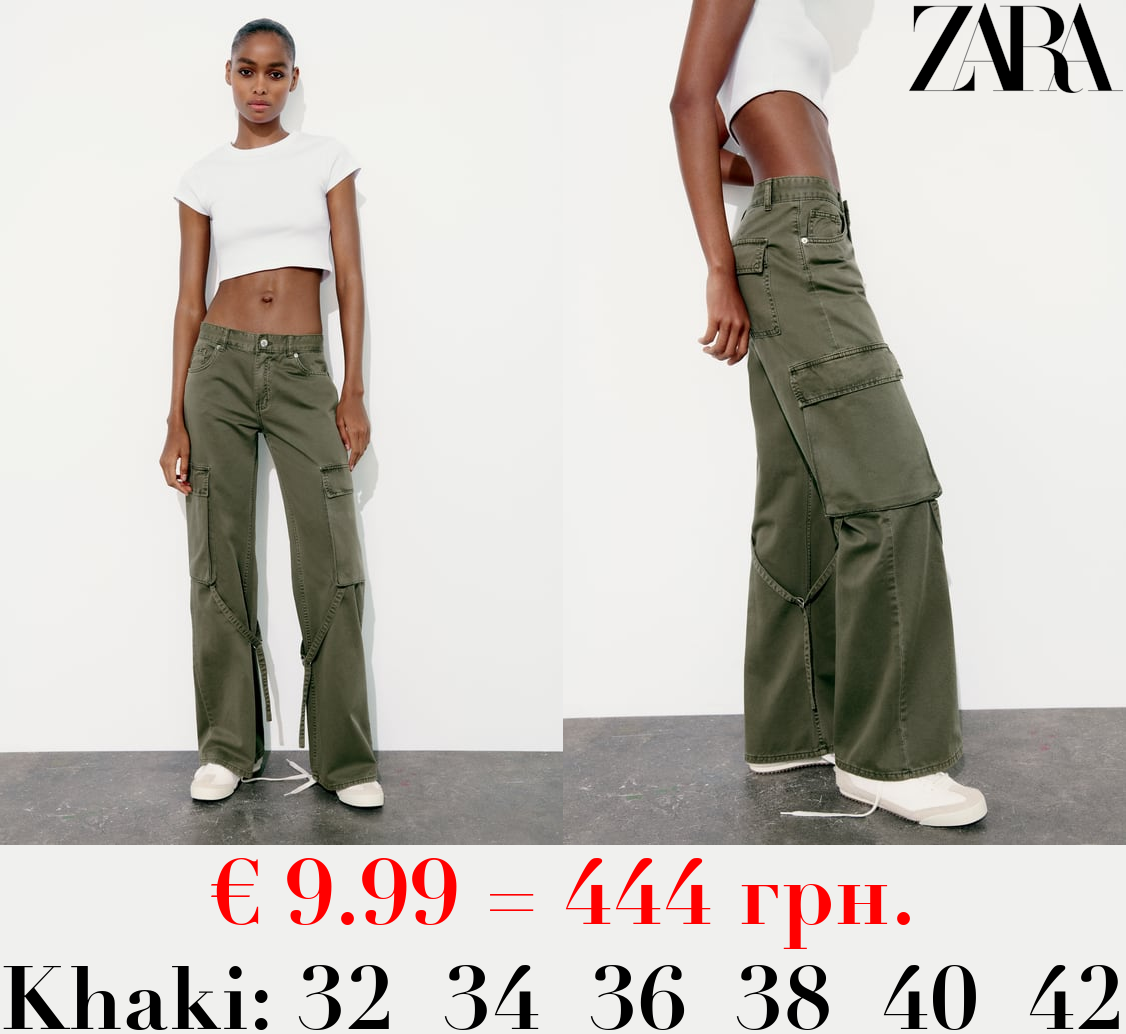 TRF CARGO MID-RISE JEANS