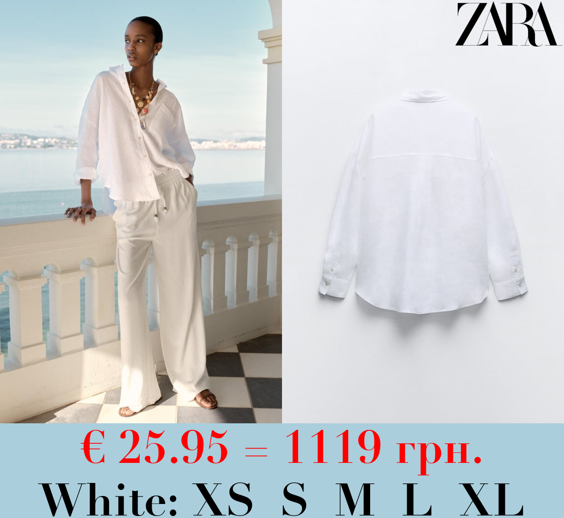 100% LINEN BASIC SHIRT