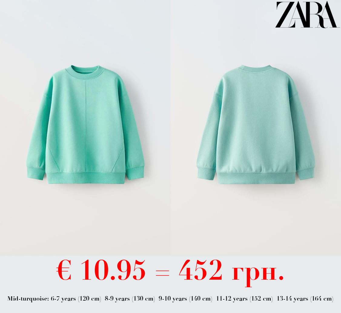 BASIC PLUSH SWEATSHIRT