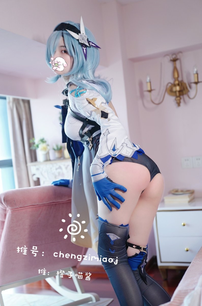 Cosplay 橙子喵酱 优菈 Eula 48