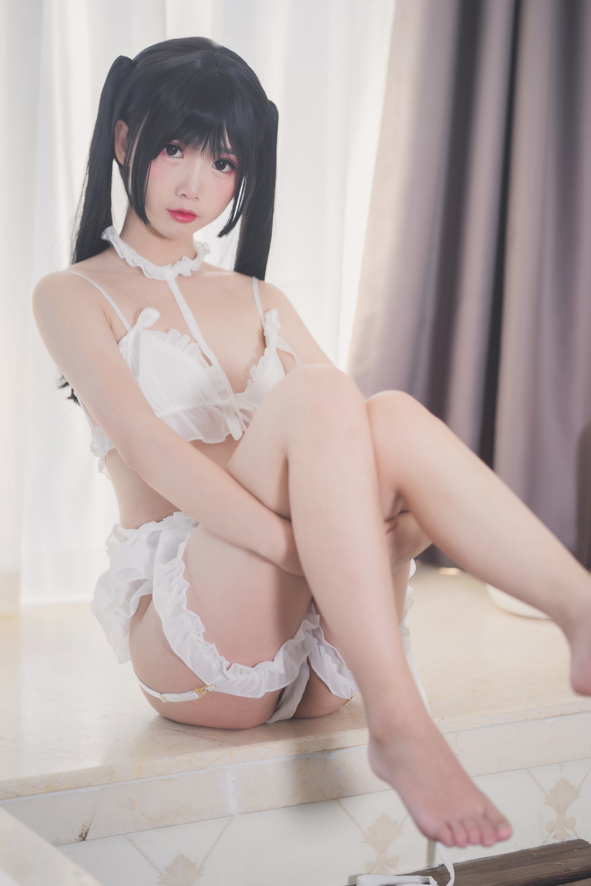 Cosplay 面饼仙儿 脑内少女 白内衣 3