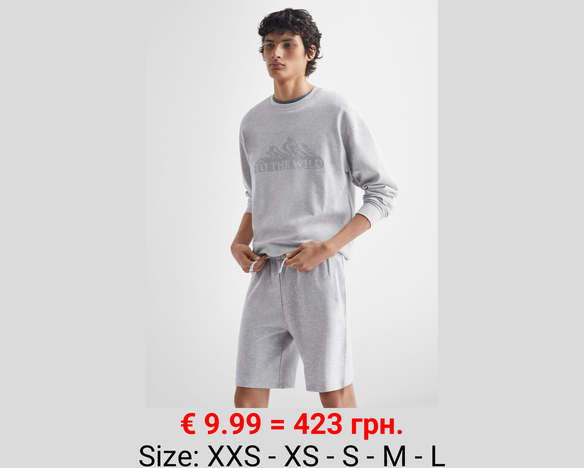 Bermudas jogging algodón