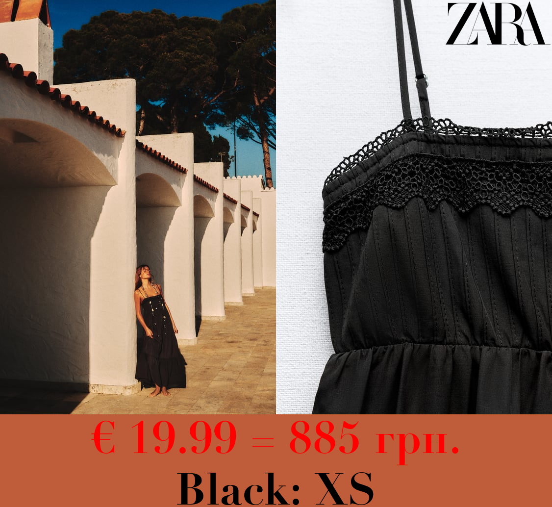 CONTRAST POPLIN TIERED MIDI DRESS