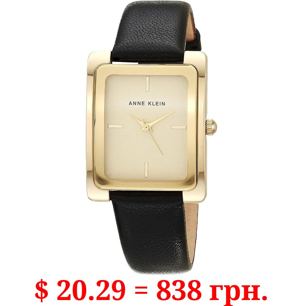 Anne Klein Women's Leather Strap Watch, AK/2706