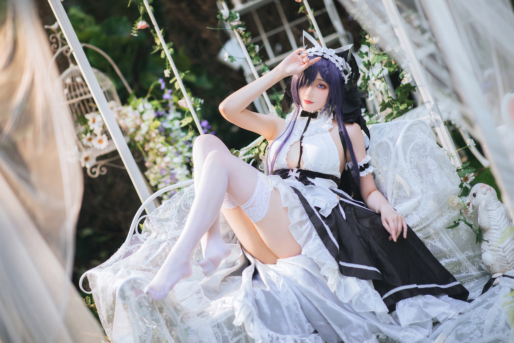 Cosplay 瓜希酱 碧蓝航线 奥古斯特女仆 20