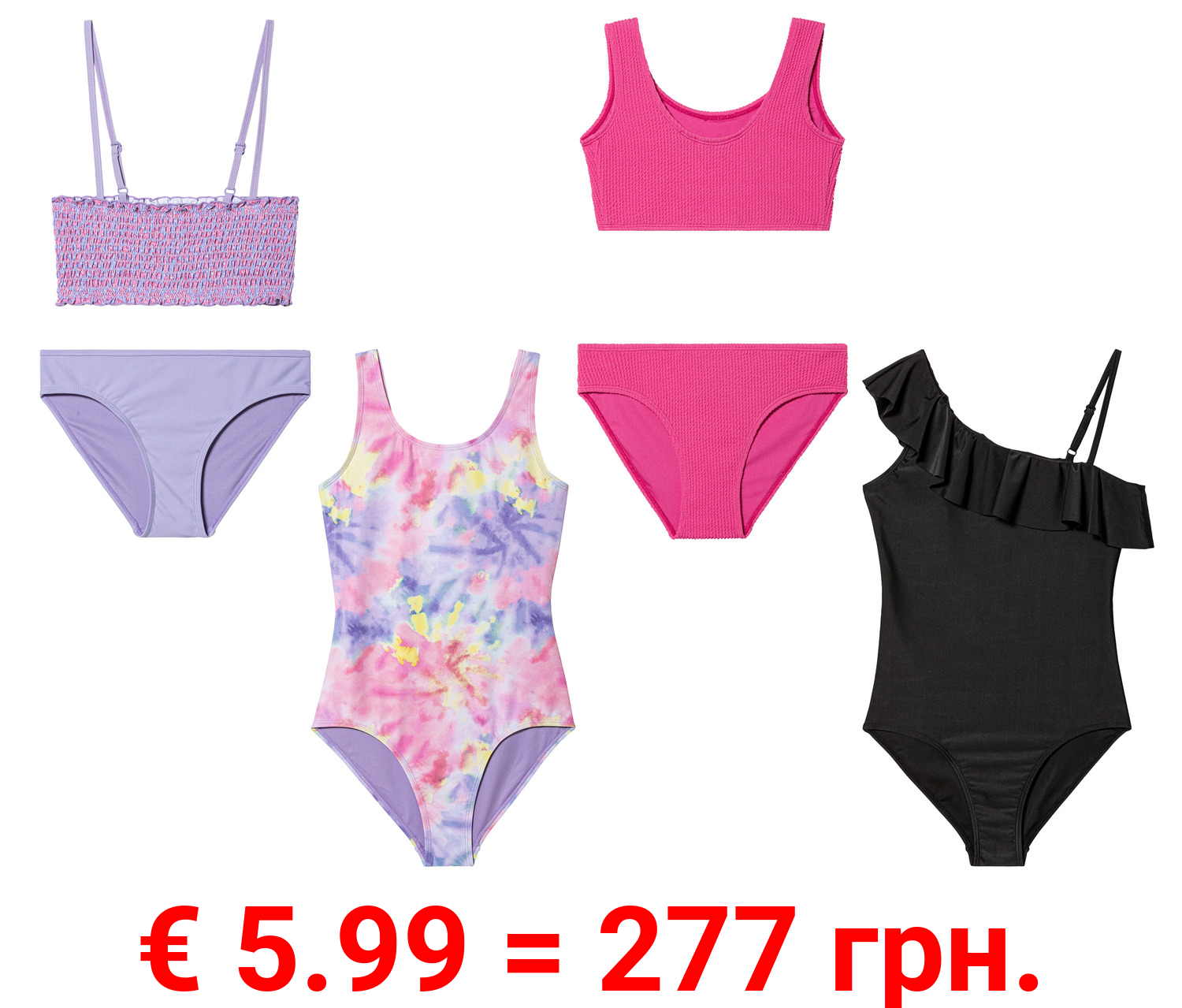 pepperts!® Kinder Mädchen Bademode, optimale Passform