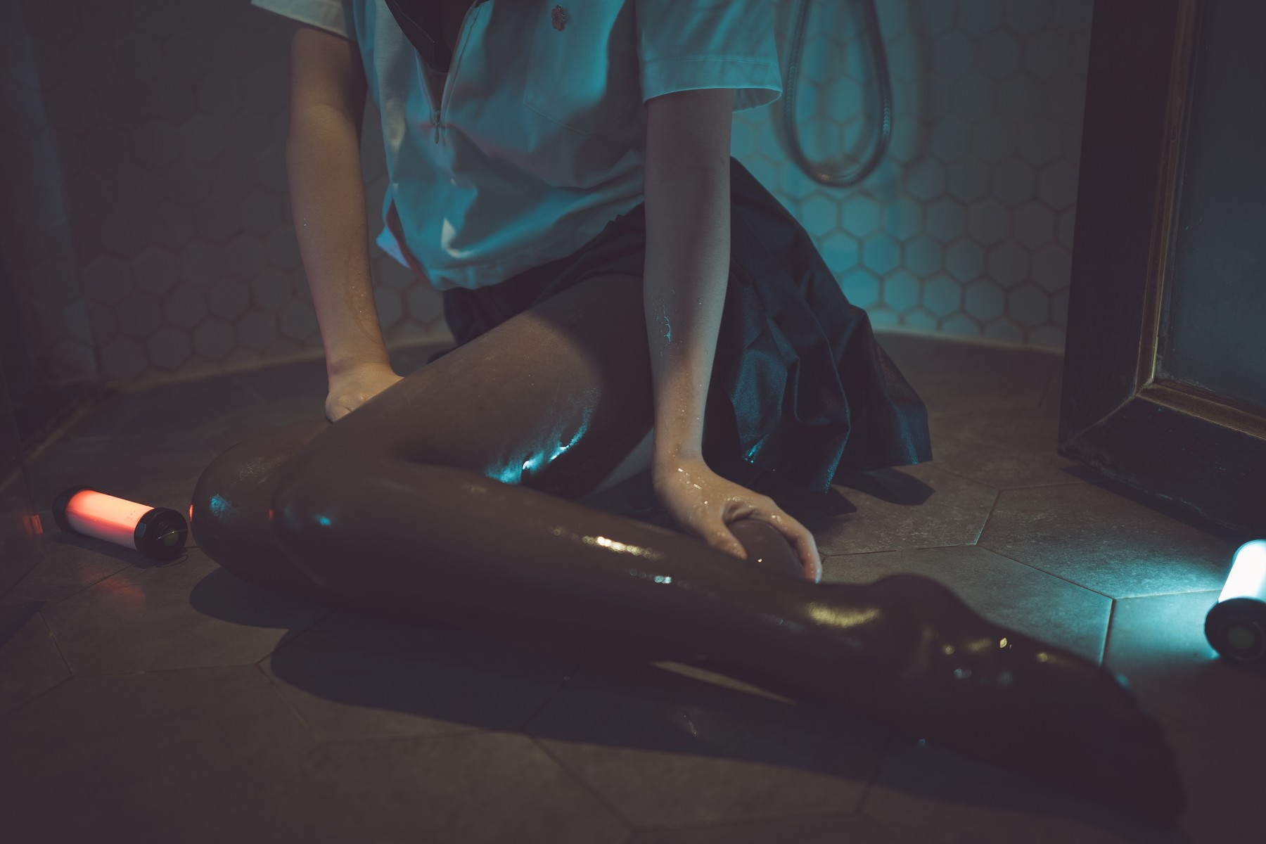 Cosplay 面饼仙儿 面饼兔耳jk 31