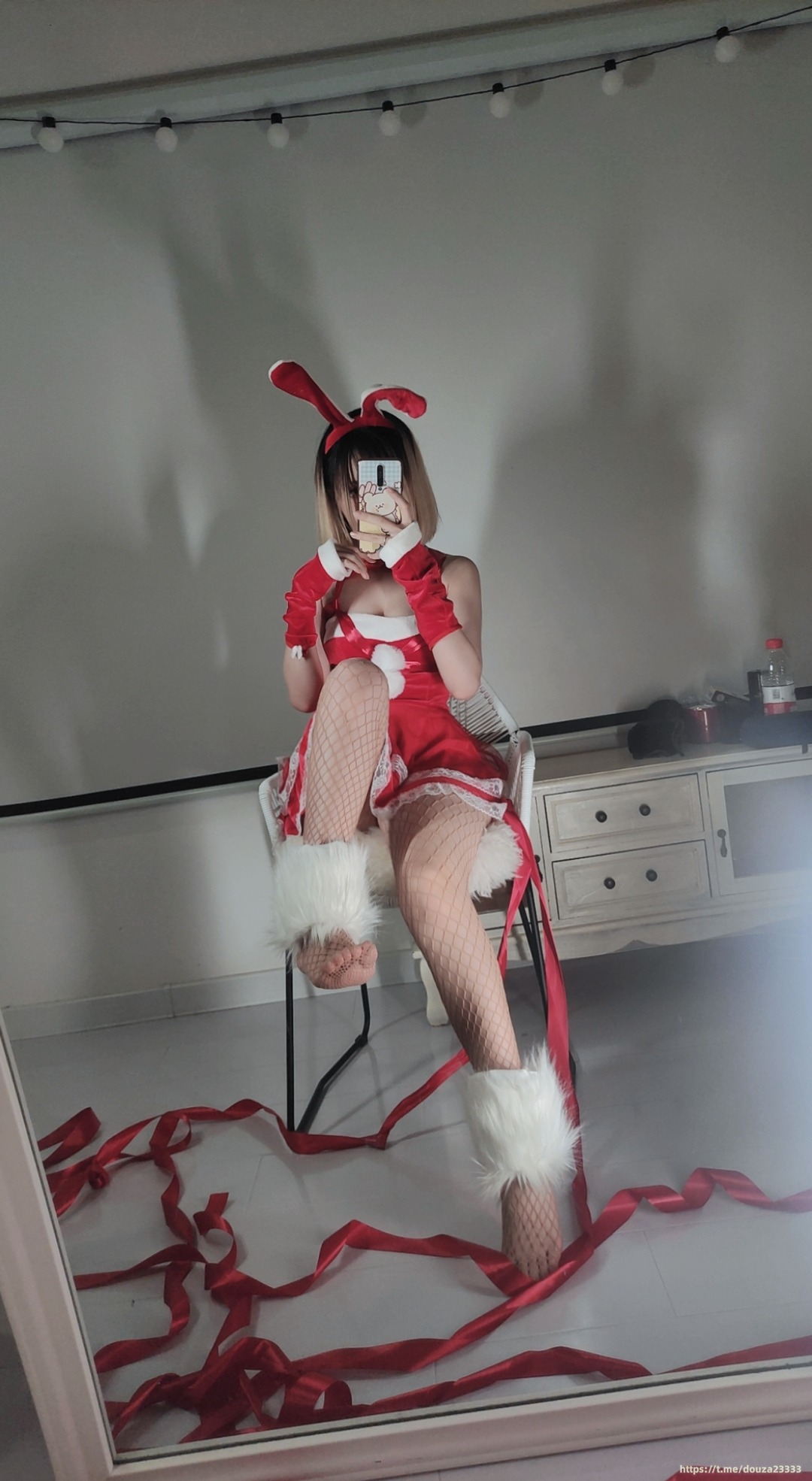 桑w伊梓 网袜丝带兔兔（12月25打赏群资源） 35
