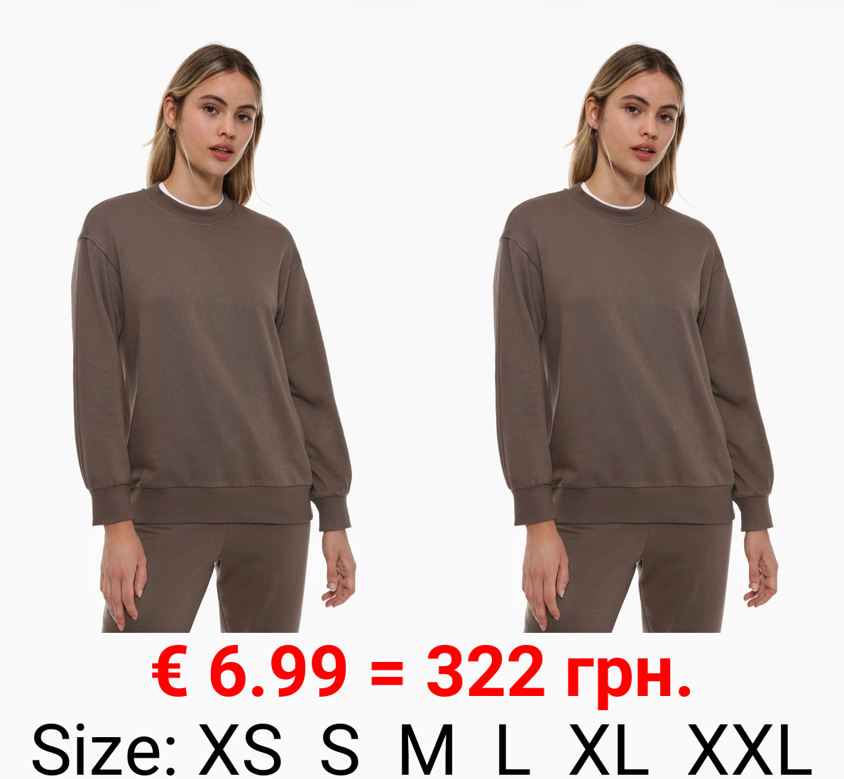 Basic tracksuit sweatshirt