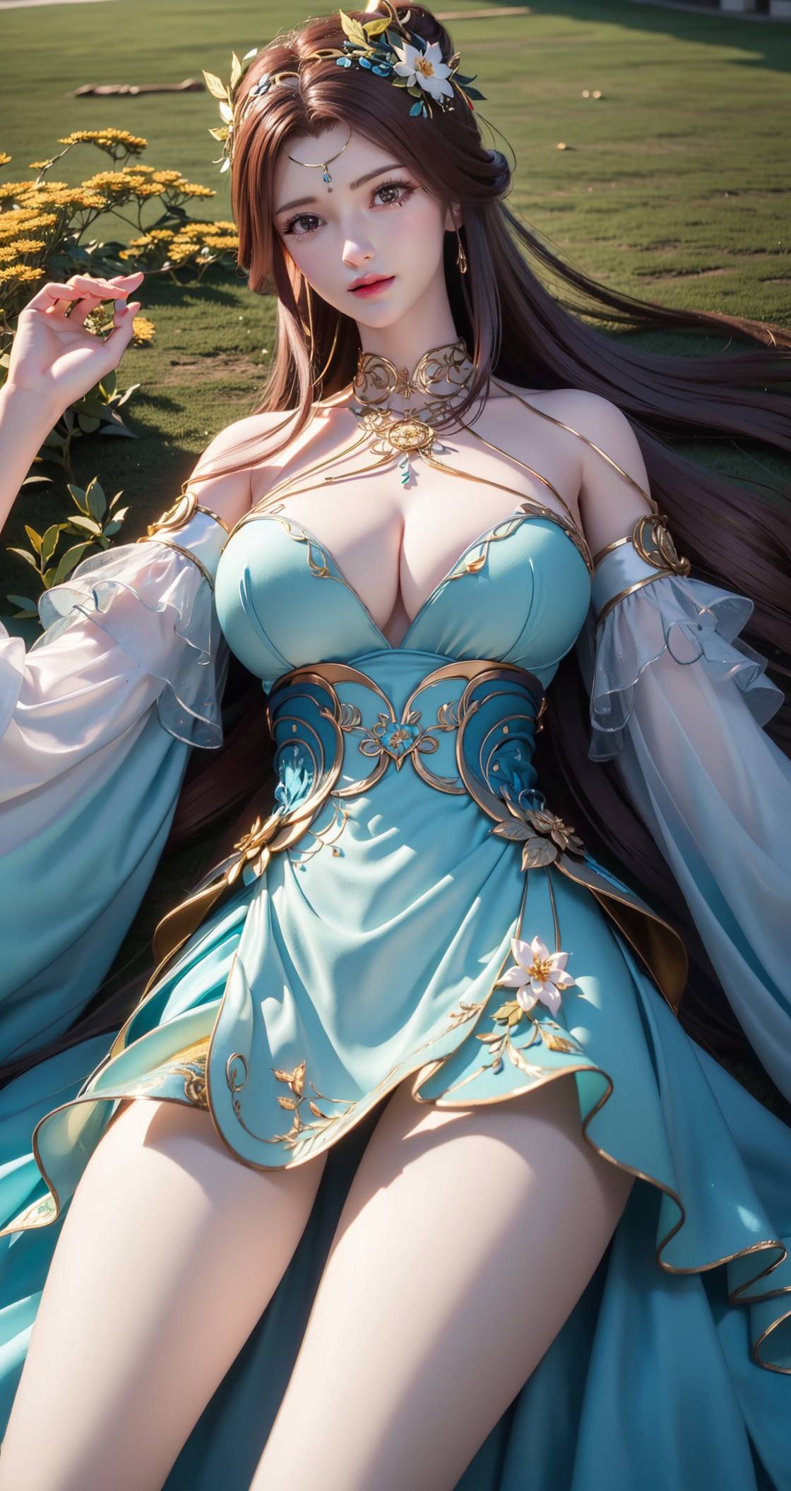 图片[11]-百炼成神-苏灵韵 绿色长裙0401-六色网