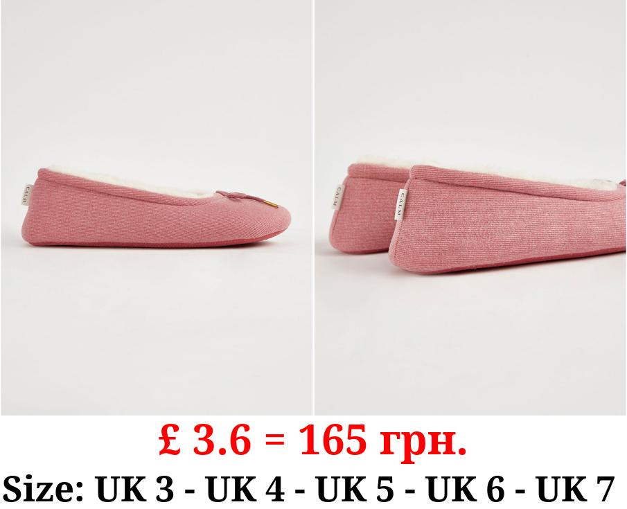 Pink Ballerina Slippers
