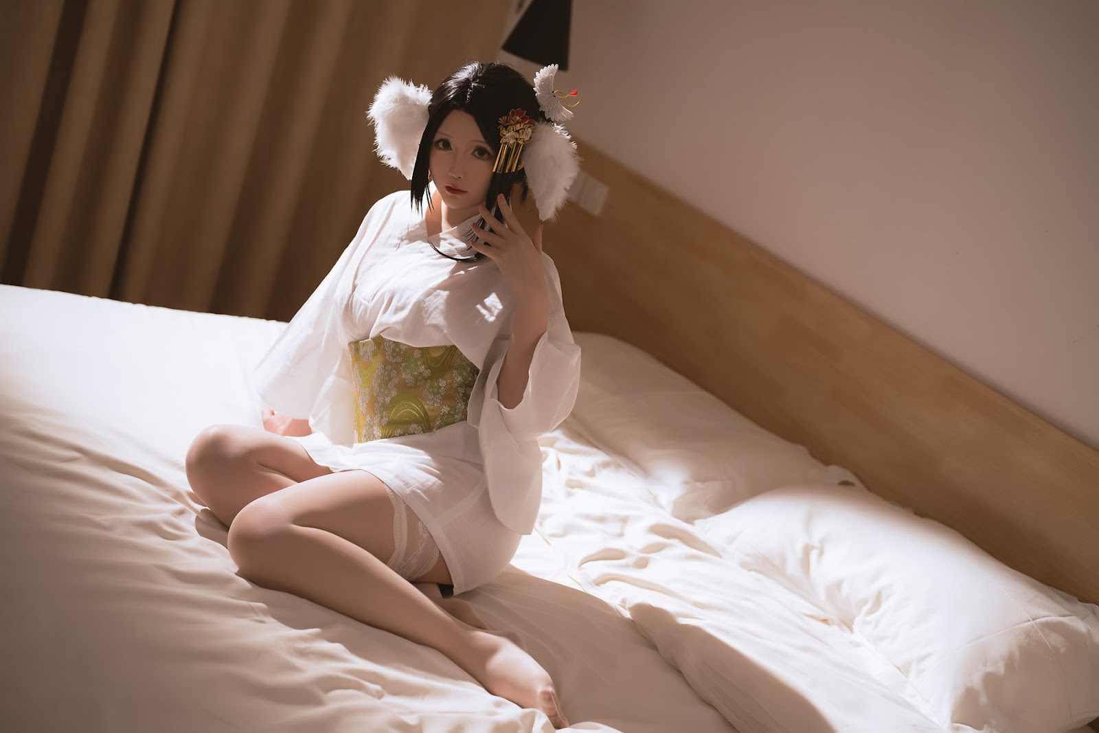 Cosplay 星之迟迟Hoshilily 仙鹤报恩 #2 2