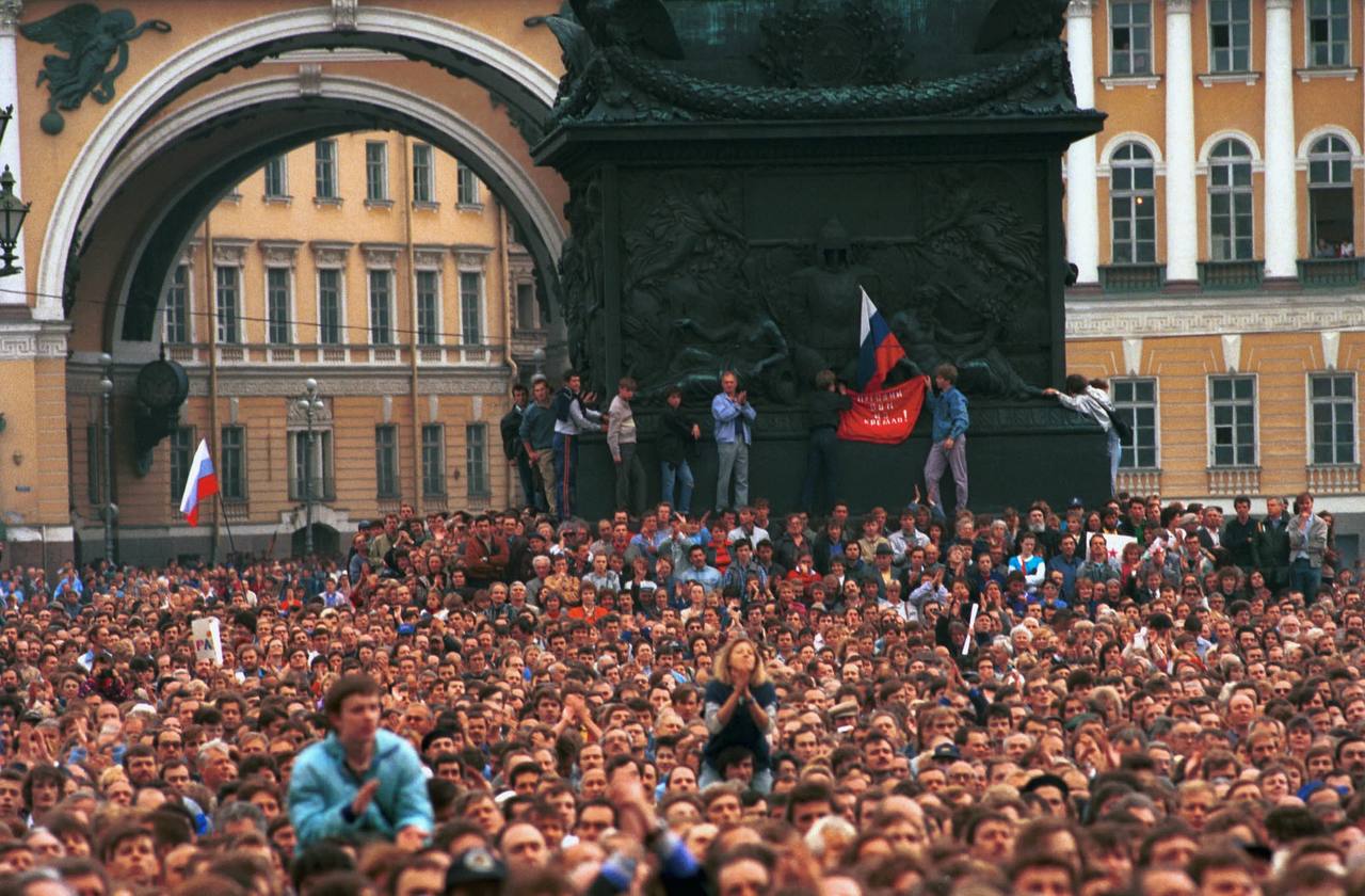 митинг на манежной площади 1991