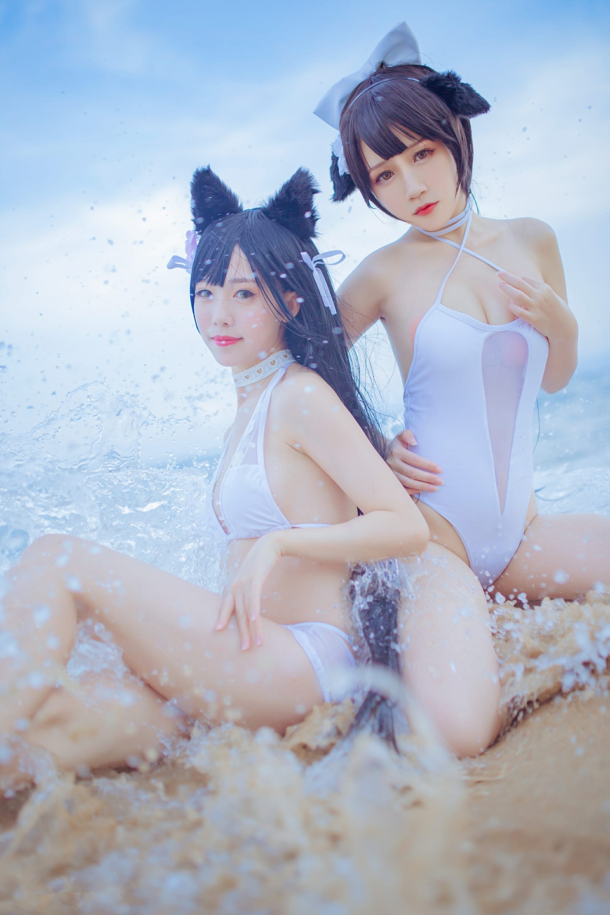 抖娘利世-碧蓝航线高雄 爱宕泳装[41P] 26