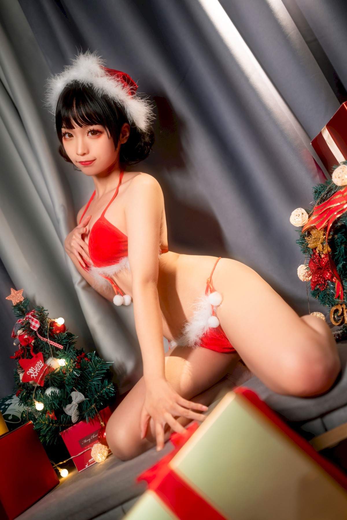 Cosplay 蠢沫沫 Chunmomo 圣诞箱子 9