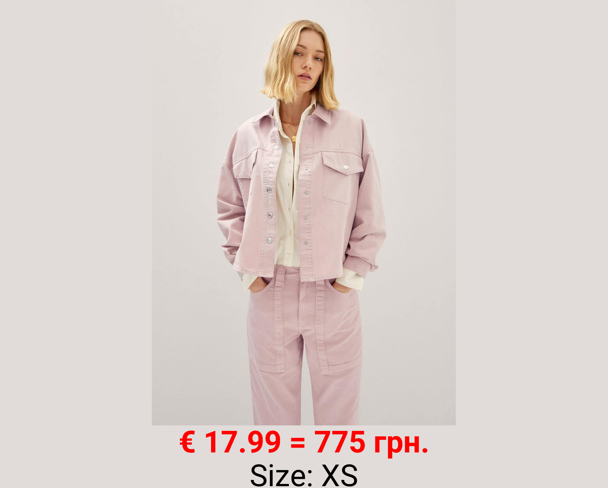 Sobrecamisa vaquera bolsillos