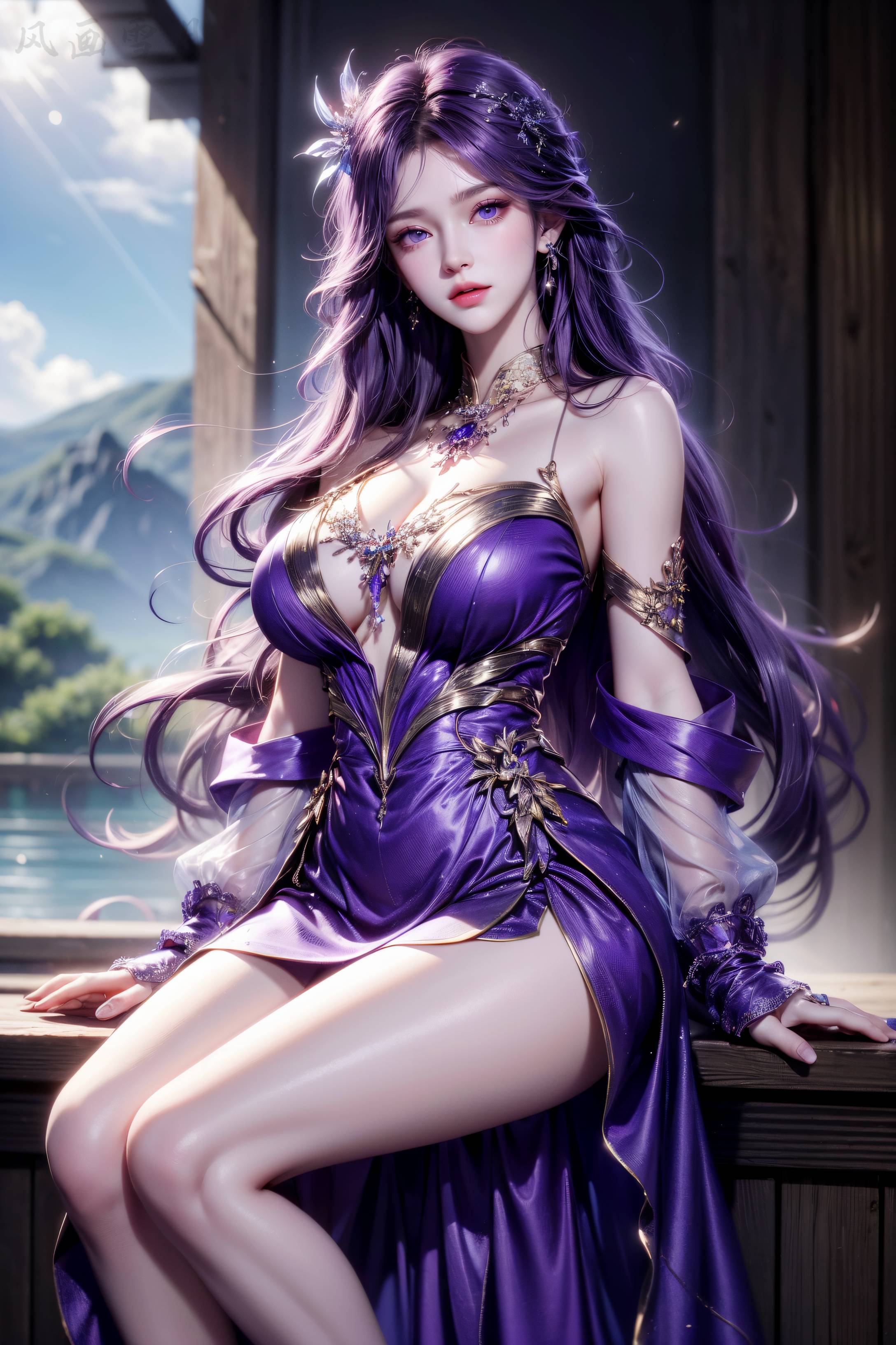 图片[26]-完美世界-云曦 蓝色弹弓衣 0302-六色网
