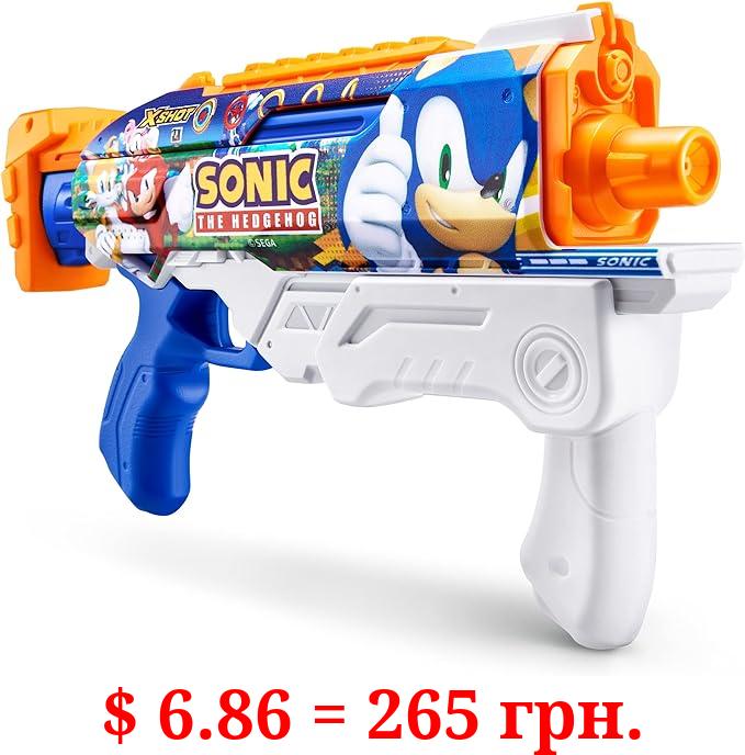 X-Shot Sonic Fast-Fill Hyperload Watergun, Water Blaster, Water Toys, 2 Blasters Total, Fills with Water in just 1 Second!