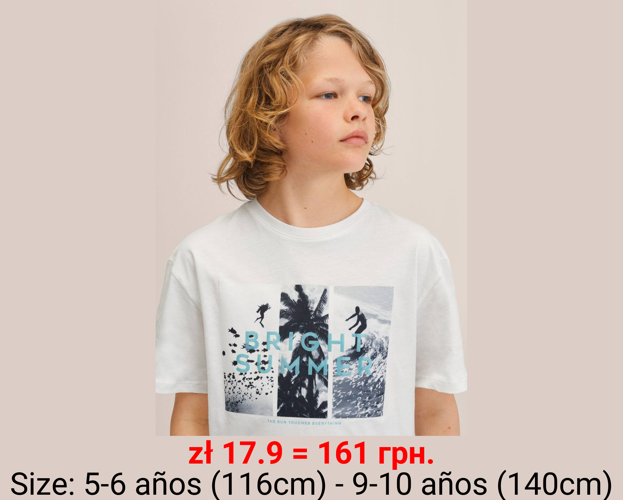 Camiseta algodón estampada