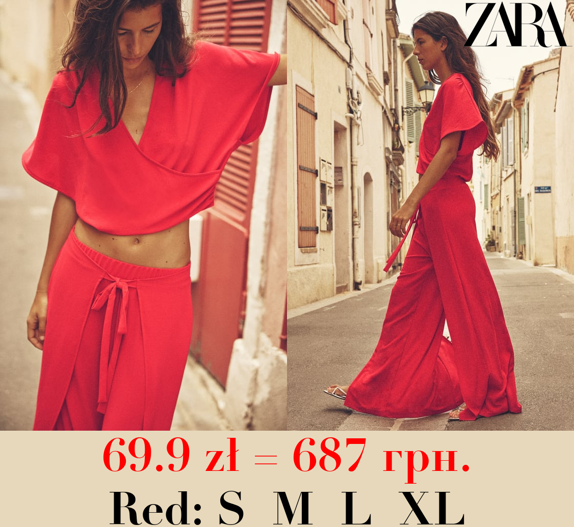 FLOWING WRAP TROUSERS