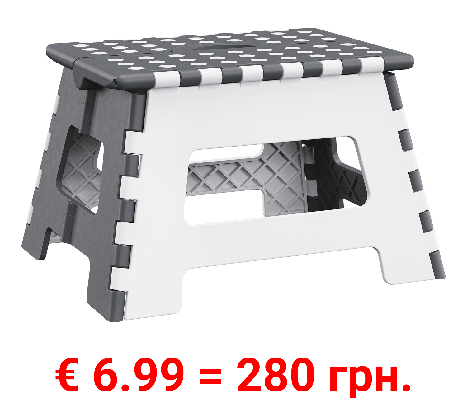 LIVARNO home Klappbarer Tritthocker, mit Tragegriff