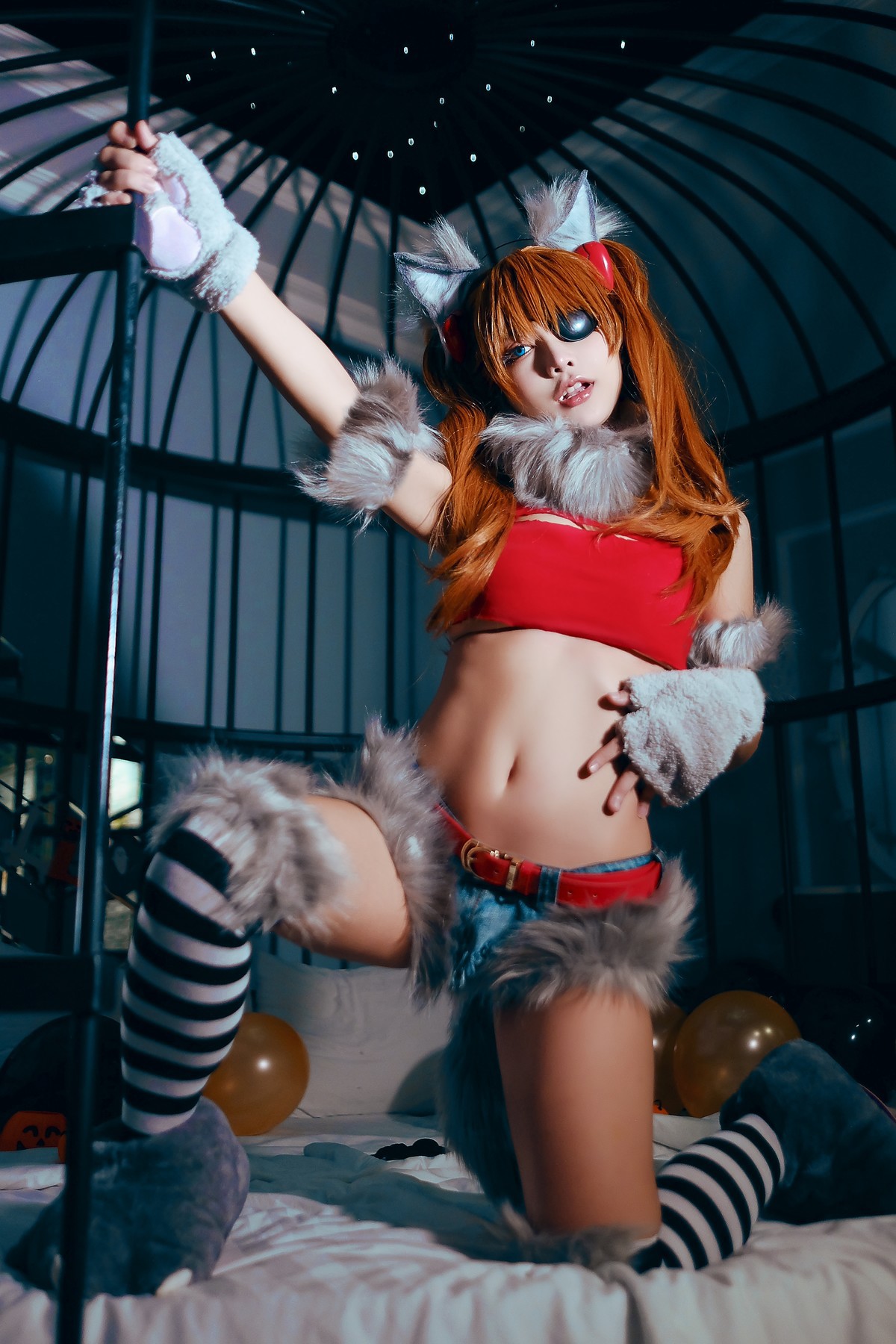 MingTao 明桃 Cosplay Asuka Werewolf 29