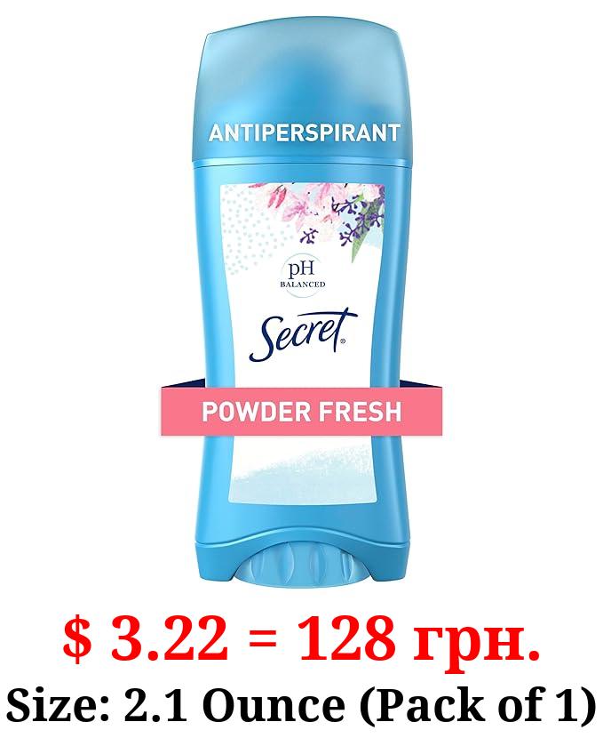 Secret Invisible Solid Antiperspirant and Deodorant for Women, Powder Fresh, 2.1 oz
