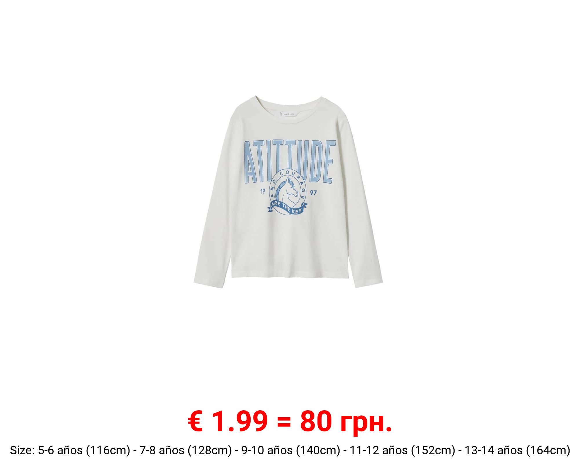 Camiseta manga larga mensaje