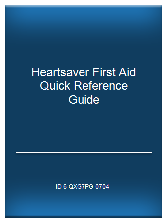 [Zip-P.d.f] Heartsaver First Aid Quick Reference Guide – Telegraph