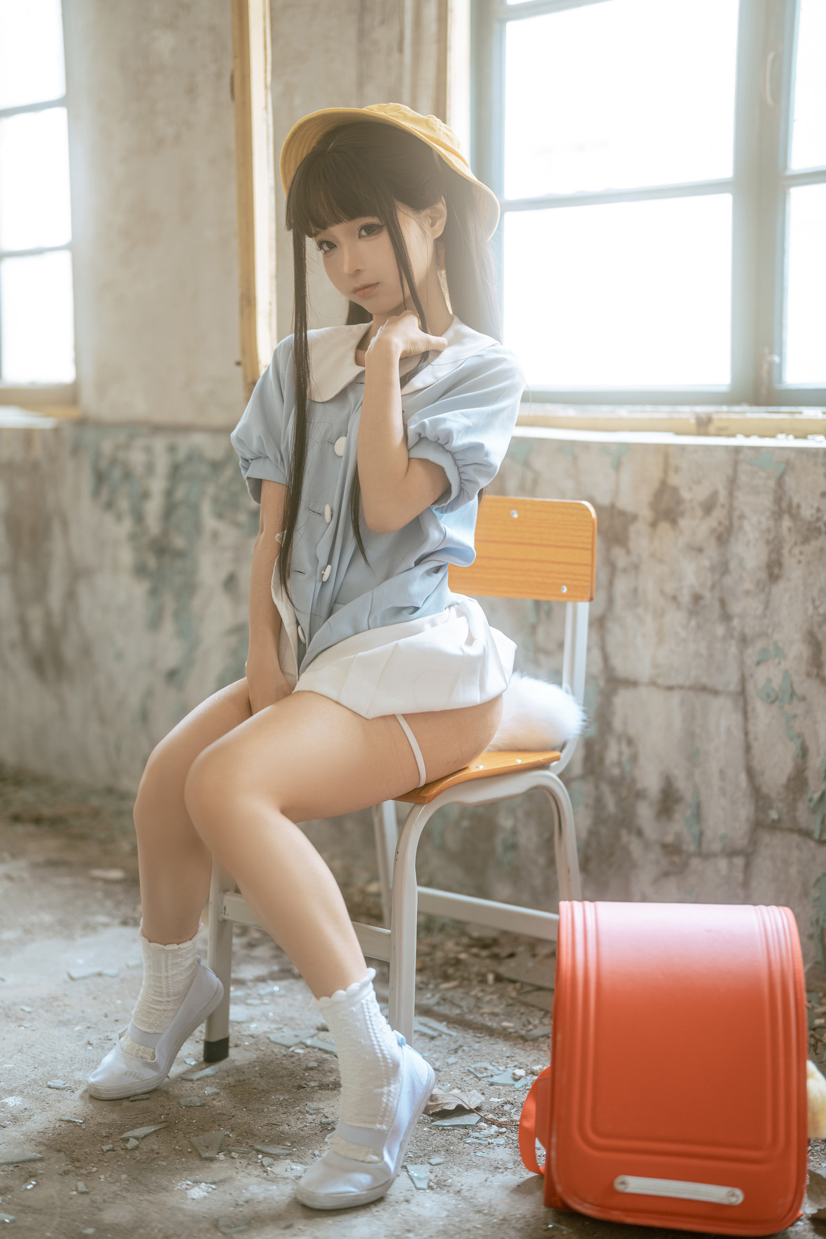 Cosplay 蠢沫沫 Chunmomo 小黄帽 绅士版 Set.02 31