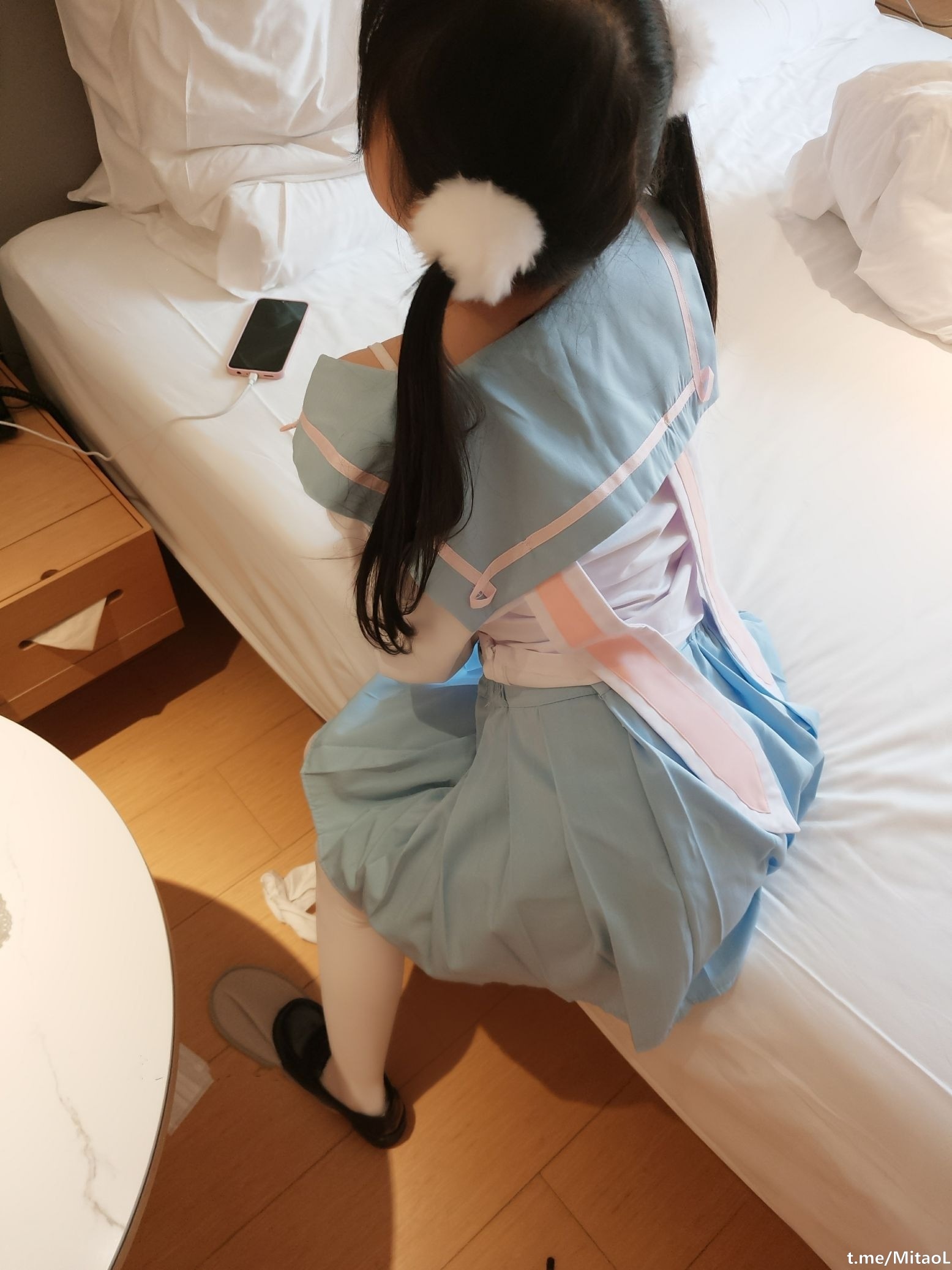 赛高淋酱 双马尾JK蓝 103P 73