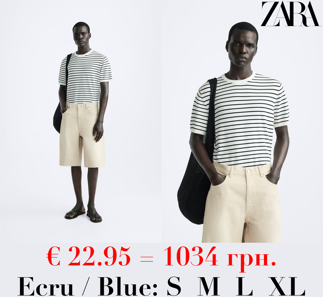 VISCOSE BLEND KNIT T-SHIRT