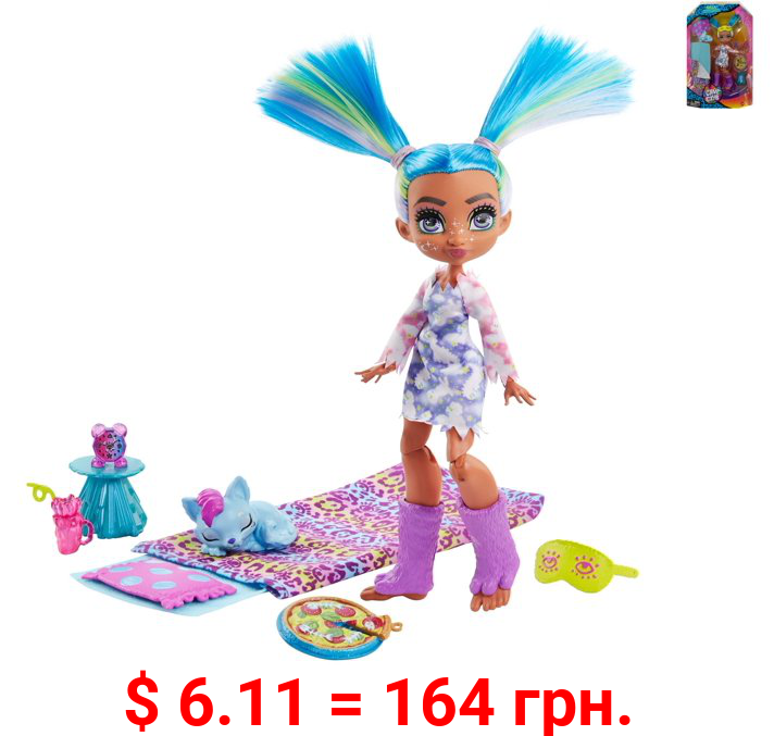 Cave Club Stellar Sleepover Adventure Playset with Tella Doll & Pet, 4 Years and Up