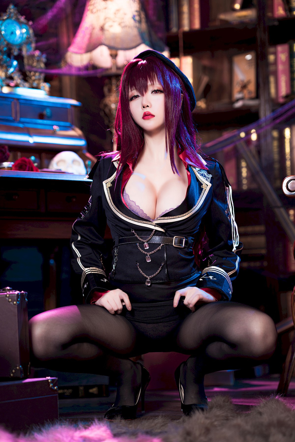 星之迟迟 Cosplay 斯卡哈 真红教枪 18