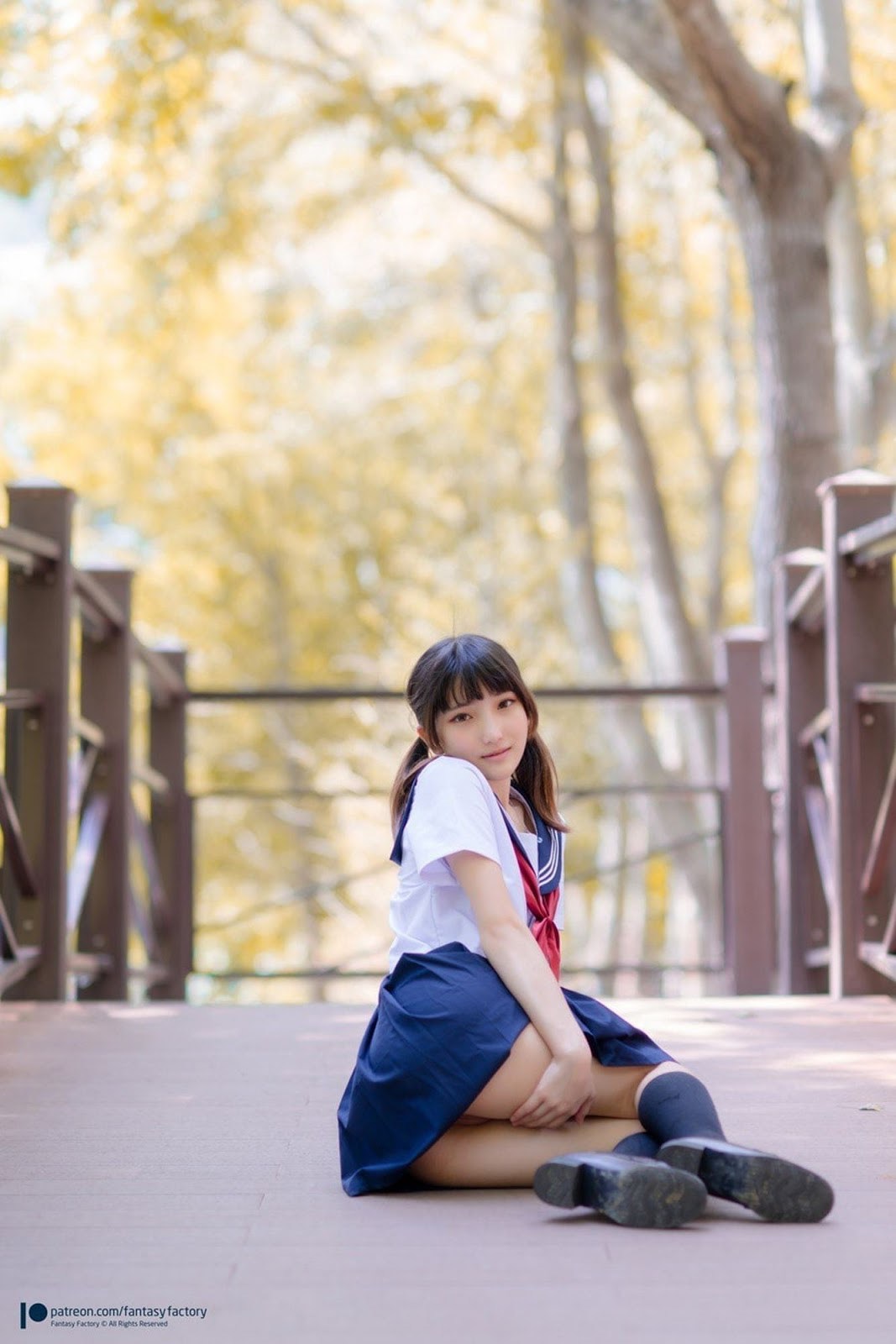 [小丁Patron] High School Girl with Pretty Pussy 皮衣濕身誘惑 (Fantasy Factory) 7