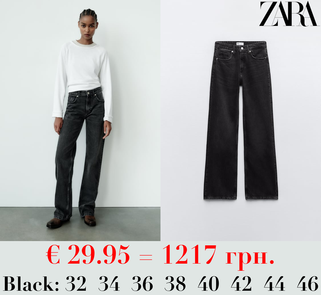 TRF WIDE-LEG MID-RISE FULL LENGTH JEANS