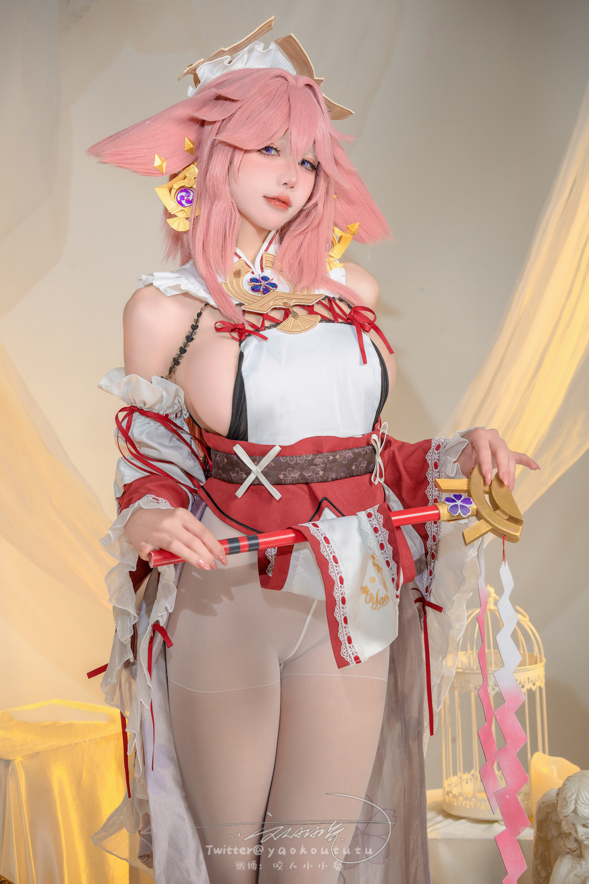 Cosplay 黏黏团子兔 春江水暖 神子贺岁 Set.01 5