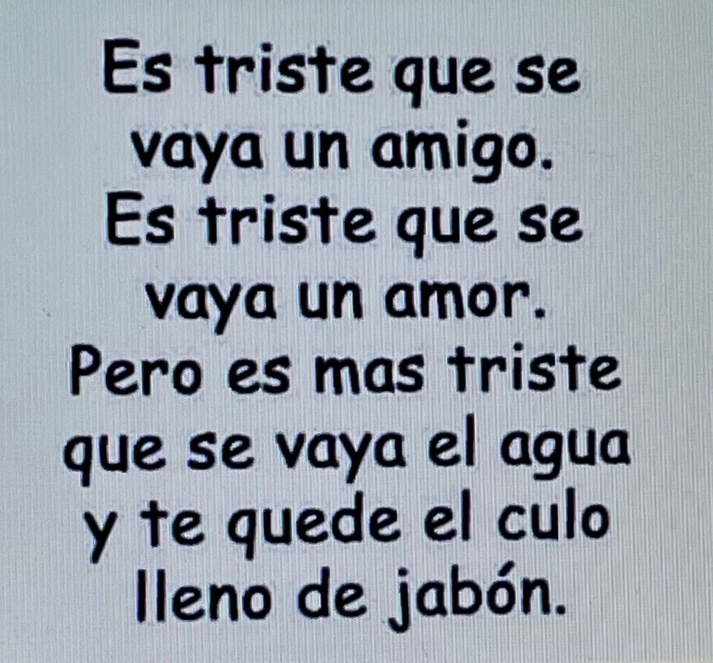 Es triste que se vayan